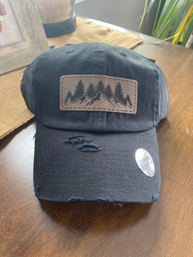 SAWT Southern Alberta Walleye Trail Flexfit Hat, Black & Alpine, Two Sizes  available. Stitched with the SAWT lettering.